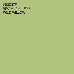 #B2C37F - Wild Willow Color Image